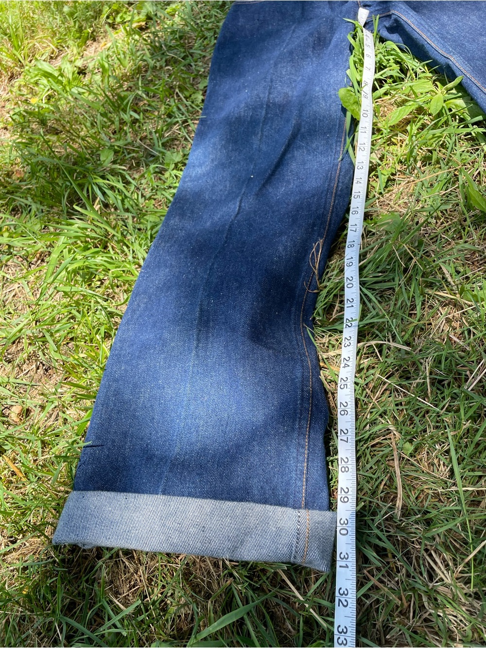 Vintage 1984 Polo Ralph Lauren Straight Jeans Dark Indigo Denim Loop Pockets - Picture 5 of 7